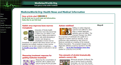 Desktop Screenshot of medicineworld.org